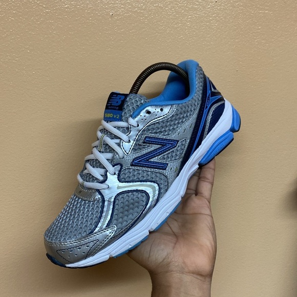New Balance 580 V2 Running Sneakers “Grey Blue White” - Picture 10 of 17